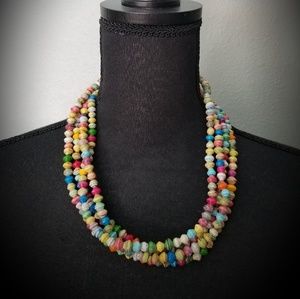 Noonday Dainty Paper Bead Necklace